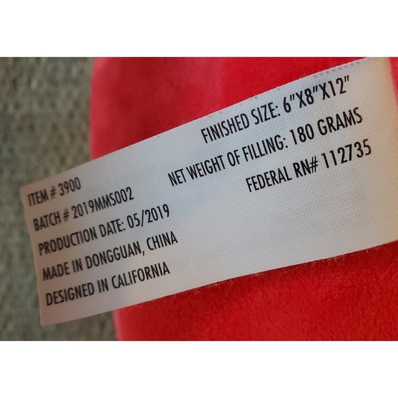 2019 Red Ash the Dragon Sequin Faced Moosh-moosh Stuffed Animal Plush Toy #3900 - Picture 9 of 12